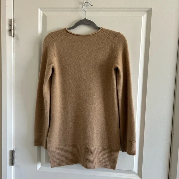 VINCE Tan 100% Cashmere Sweater XS - Picture 7 of 10